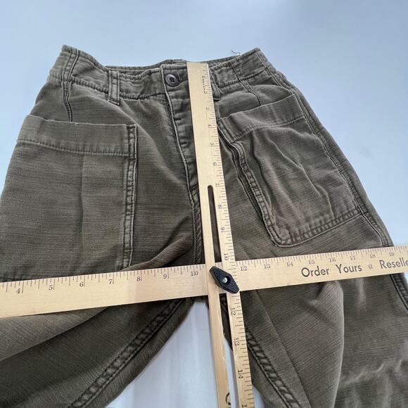 Free People Pants Womens 24 Utility Workwear Straight Leg Casual Relaxed Fit - Picture 7 of 9